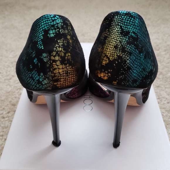 Jimmy Choo RARE Rainbow suede heels sz 6/36 - Picture 6 of 11